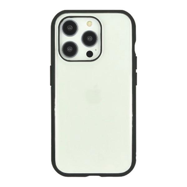 gourmandise グルマンディーズ iPhone 15 Pro 耐衝撃ケース IIIIfi+ (イーフィット) Clear ブラック IFT-158BK