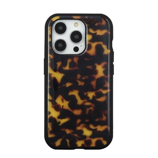 gourmandise グルマンディーズ iPhone 15 Pro 耐衝撃ケース IIIIfi+ (イーフィット) ベッコウ IFT-159BEK