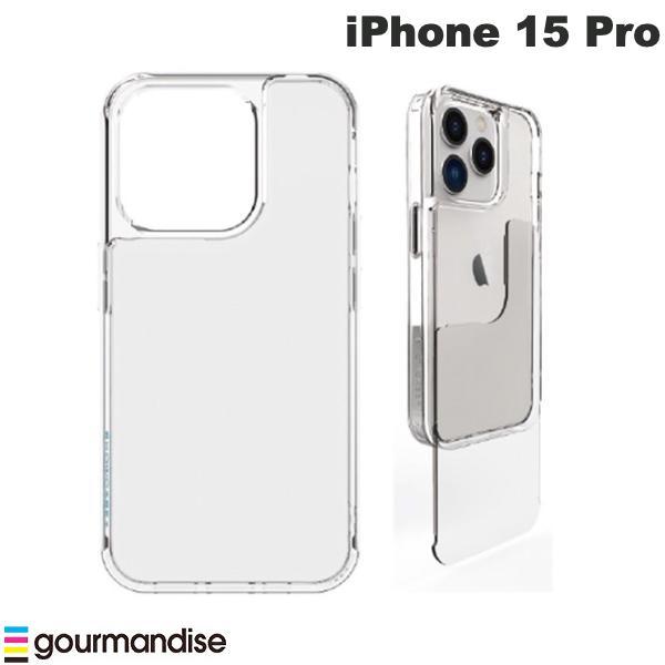 gourmandise グルマンディーズ iPhone 15 Pro 耐衝撃ケース SHOWCASE+ クリア SWC-16CL