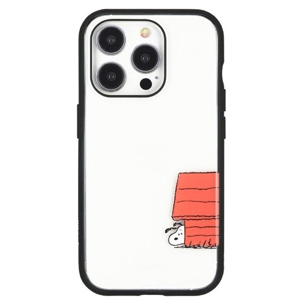 gourmandise グルマンディーズ iPhone 15 Pro 耐衝撃ケース IIIIfi+ (イーフィット) Clear ピーナッツ ドッグハウス SNGG-08A