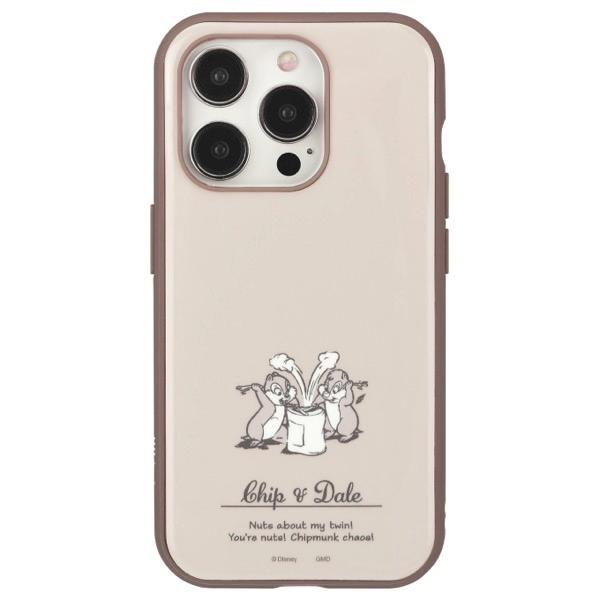 gourmandise グルマンディーズ iPhone 15 Pro 耐衝撃ケース IIIIfi+ イーフィット ケース ディズニー・ピクサーキャラクター チップ＆デール