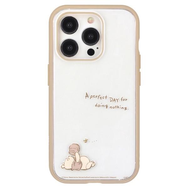 gourmandise グルマンディーズ iPhone 15 Pro 耐衝撃ケース IIIIfi+ イーフィット Clear ディズニー・ピクサーキャラクター くまのプーさん