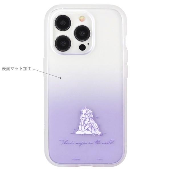 gourmandise グルマンディーズ iPhone 15 Pro 耐衝撃ケース IIIIfi+ イーフィット Clear ディズニー・ピクサーキャラクター ラプンツェル
