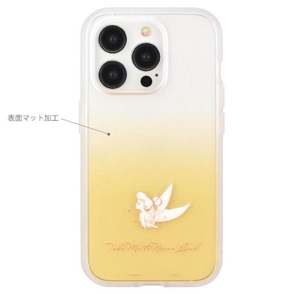 gourmandise グルマンディーズ iPhone 15 Pro 耐衝撃ケース IIIIfi+ イーフィット Clear ディズニー・ピクサーキャラクター ティンカー・ベル