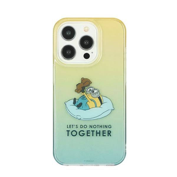 gourmandise グルマンディーズ iPhone 15 Pro ソフトケース 怪盗グルー/ミニオンズ シリーズ ボブ&ティム MINI-448A