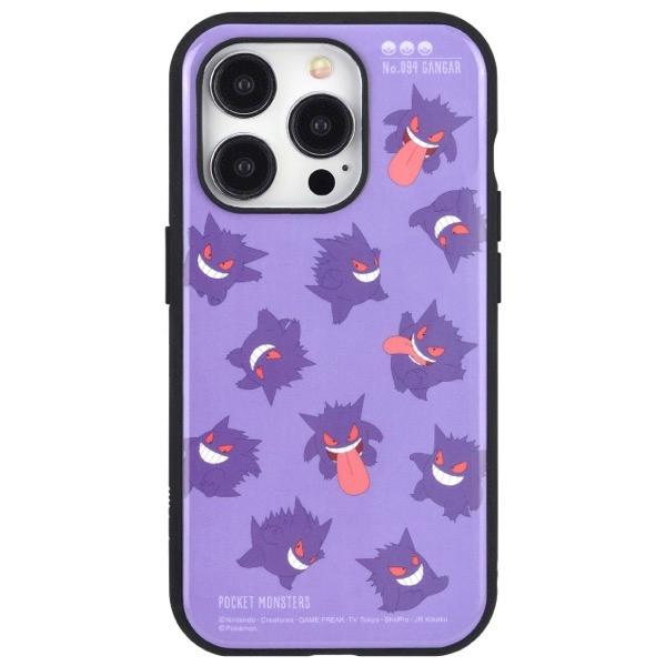 gourmandise グルマンディーズ iPhone 15 Pro 耐衝撃ケース IIIIfi+ (イーフィット) ケース ポケットモンスター ゲンガー POKE-867B