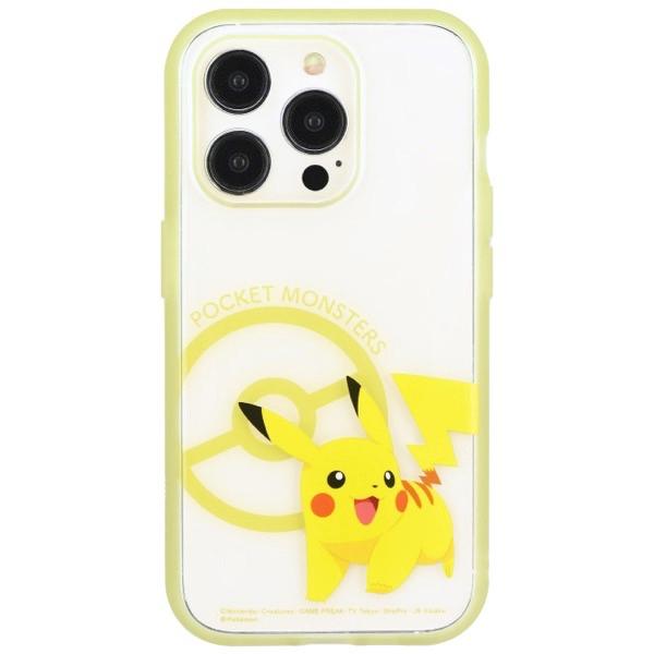 gourmandise グルマンディーズ iPhone 15 Pro 耐衝撃ケース IIIIfi+ (イーフィット) Clear ポケットモンスター ピカチュウ POKE-871A