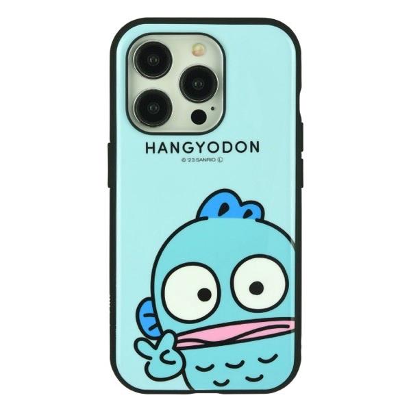 gourmandise グルマンディーズ iPhone 15 Pro 耐衝撃ケース IIIIfi+ (イーフィット) ケース サンリオキャラクターズ ハンギョドン SANG-352HG