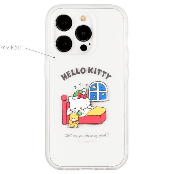 gourmandise グルマンディーズ iPhone 15 Pro 耐衝撃ケース IIIIfi+ (イーフィット) Clear サンリオキャラクターズ ハローキティ SANG-356KT