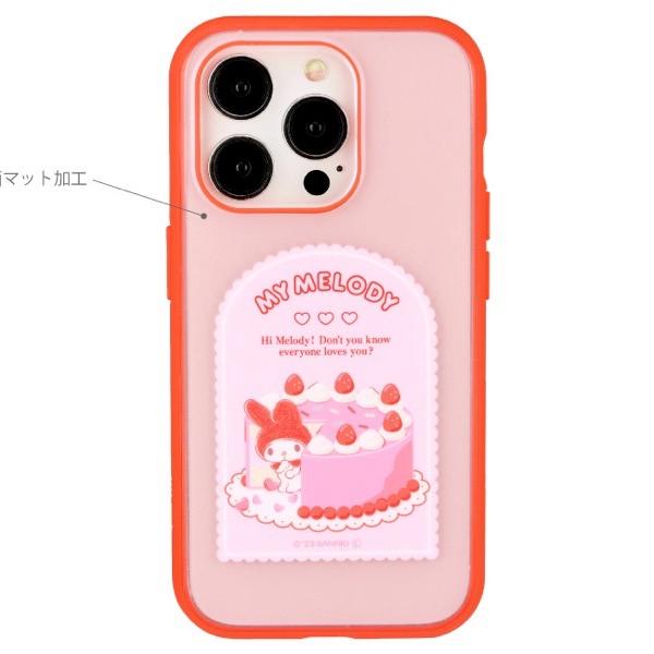 gourmandise グルマンディーズ iPhone 15 Pro 耐衝撃ケース IIIIfi+ (イーフィット) Clear サンリオキャラクターズ マイメロディ SANG-356MM