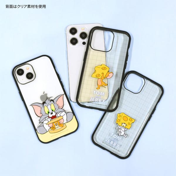 gourmandise グルマンディーズ iPhone 15 Pro 耐衝撃ケース IIIIfi+ (イーフィット) Clear トムとジェリー サンドイッチ TMJ-196A