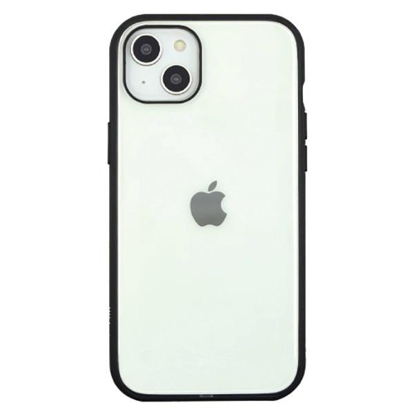 gourmandise グルマンディーズ iPhone 15 Plus / 14 Plus 耐衝撃ケース IIIIfi+ (イーフィット) Clear ブラック IFT-164BK