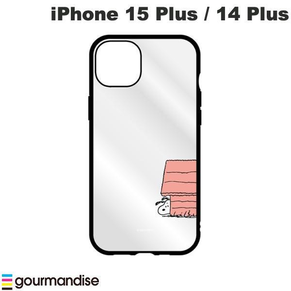 gourmandise グルマンディーズ iPhone 15 Plus / 14 Plus 耐衝撃ケース IIIIfi+ (イーフィット) Clear ピーナッツ ドッグハウス SNGG-09A