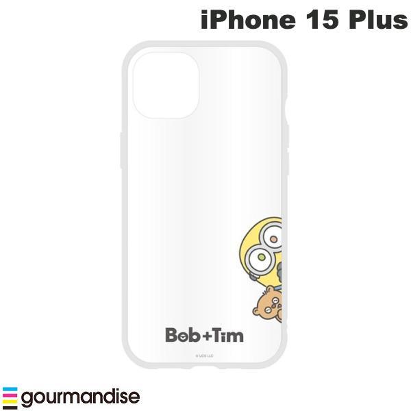 gourmandise グルマンディーズ iPhone 15 Plus 耐衝撃ケース IIIIfi+ イーフィット Clear 怪盗グルー/ミニオンズシリーズ ボブ&ティム