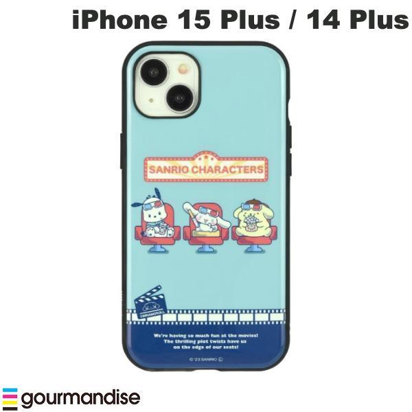 gourmandise グルマンディーズ iPhone 15 Plus 耐衝撃ケース IIIIfi+ (イーフィット) ケース サンリオキャラクターズ ミックス(シネマ) SANG-353MX