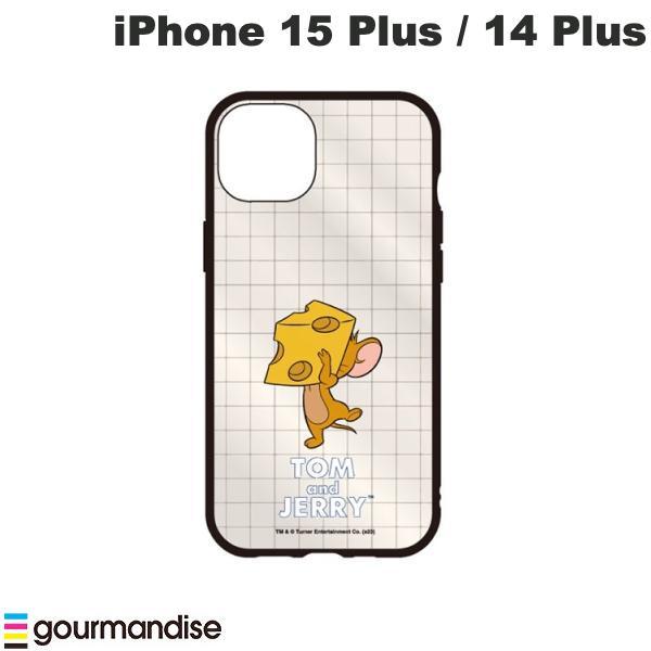 gourmandise グルマンディーズ iPhone 15 Plus / 14 Plus 耐衝撃ケース IIIIfi+ (イーフィット) Clear トムとジェリー ジェリー TMJ-197A