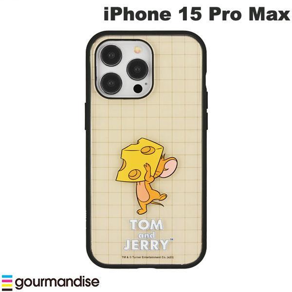 gourmandise グルマンディーズ iPhone 15 Pro Max 耐衝撃ケース IIIIfi+ (イーフィット) Clear トムとジェリー ジェリー TMJ-198A