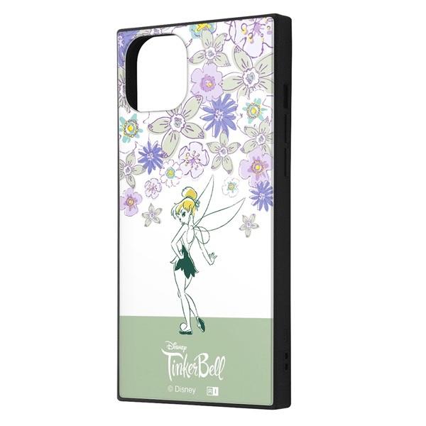 ingrem イングレム iPhone 15 Plus ディズニー ハイブリッドケース KAKU ティンカー・ベル_フラワー IQ-DP43K3TB/PP2