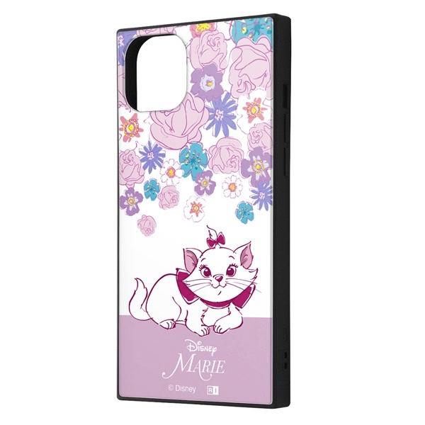 ingrem イングレム iPhone 15 Plus ディズニー ハイブリッドケース KAKU マリー_フラワー IQ-DP43K3TB/MA2