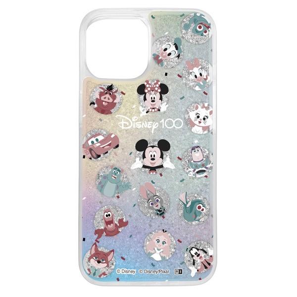 ingrem イングレム iPhone 15 / 14 / 13 ディズニー 100周年限定デザイン ラメ グリッターケース 100周年_celebration