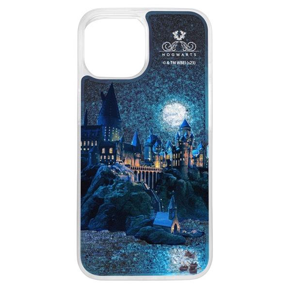 ingrem イングレム iPhone 15 / 14 / 13 ハリー・ポッター ラメ グリッターケース ホグワーツ魔法魔術学校 IJ-WP41LG1S/HP9