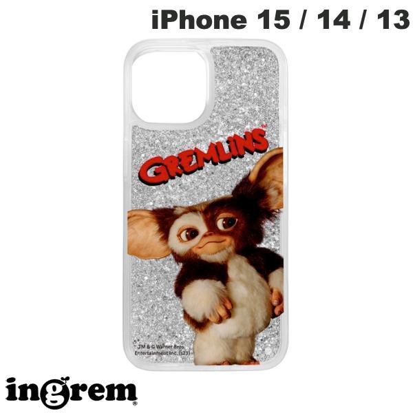 ingrem イングレム iPhone 15 / 14 / 13 グレムリン ラメ グリッターケース GIZMO IJ-WP41LG1S/GR002
