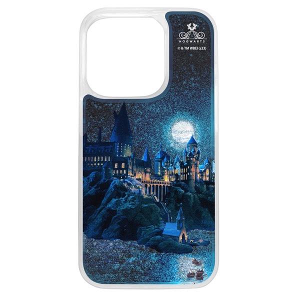 ingrem イングレム iPhone 15 Pro ハリー・ポッター ラメ グリッターケース ホグワーツ魔法魔術学校 IJ-WP42LG1S/HP9
