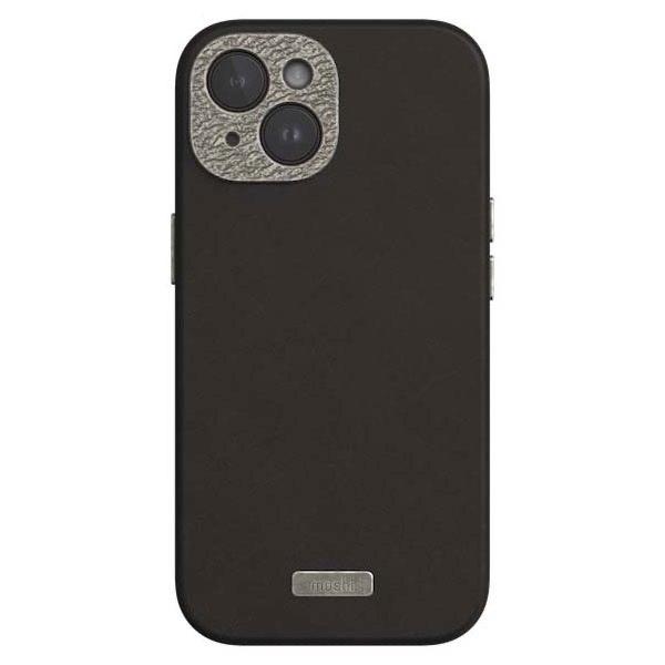 moshi エヴォ iPhone 15 Napa MagSafe対応 Midnight Black mo-napwn-bk