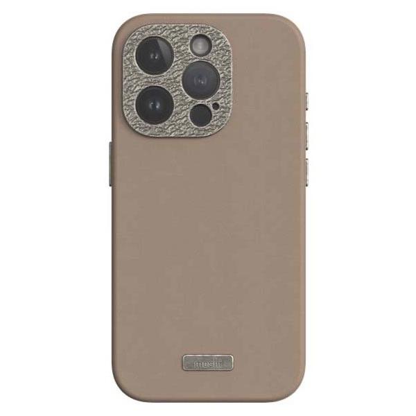 moshi エヴォ iPhone 15 Pro Napa MagSafe対応 Woodsmoke Brown mo-napwm-br