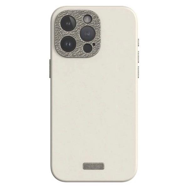 moshi エヴォ iPhone 15 Pro Max Napa MagSafe対応 Eggnog White mo-napwl-wh