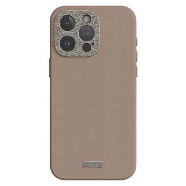 moshi エヴォ iPhone 15 Pro Max Napa MagSafe対応 Woodsmoke Brown mo-napwl-br
