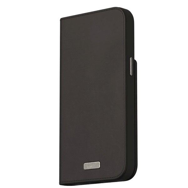 moshi エヴォ iPhone 15 Pro Max Overture MagSafe対応 手帳型ケース Midnight Black mo-ovtwl-bk