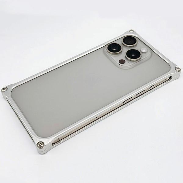 GILD design ギルドデザイン iPhone 15 Pro ソリッドバンパー シルバー GI-437S