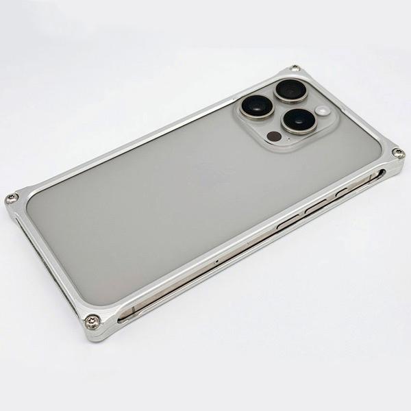 GILD design ギルドデザイン iPhone 15 Pro Max ソリッドバンパー シルバー GI-438S
