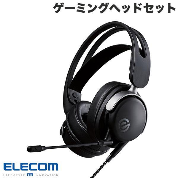 エレコム ELECOM ゲーミングヘッドセット V custom オーバーヘッド FPS向け 跳ね上げミュート機能付 ブラック HS-VH300BK