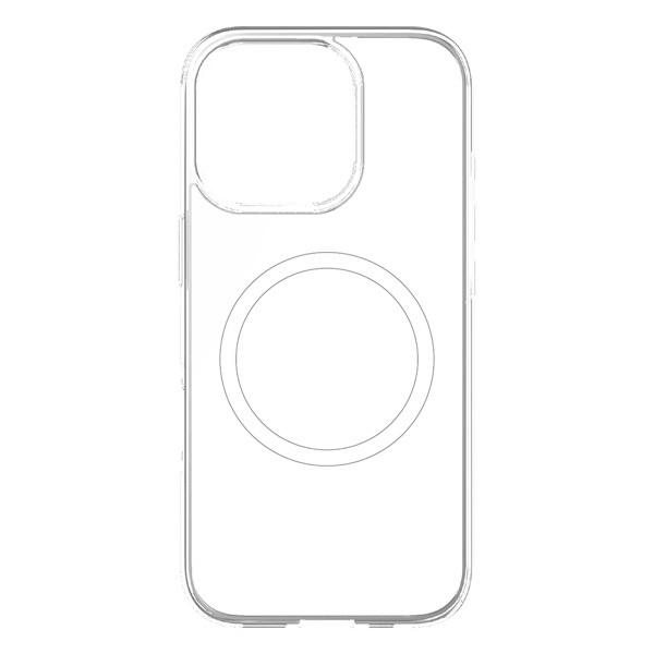Simplism シンプリズム iPhone 16 Pro Turtle MagSafe対応 ハイブリッドクリアケース ホワイトリング TR-IP24M3-TTMS-CLWT
