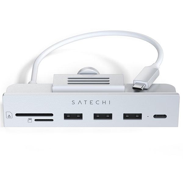 iMac 24インチ USB-C SD/microSDクランプハブ Hub Satechi Silver