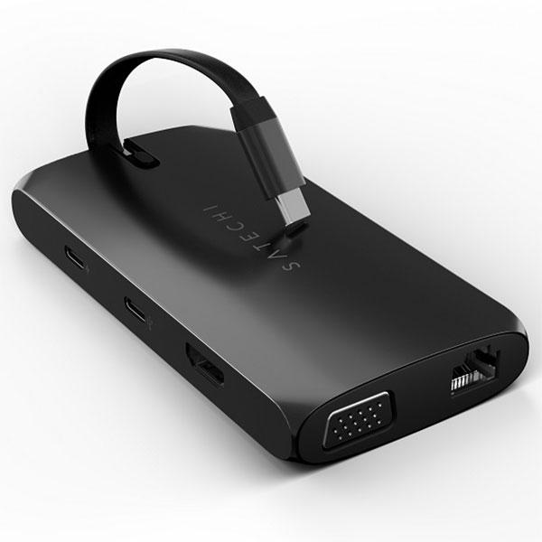 Satechi USB-C On-The-Go Multiport ハブ SATECHI サテチ USB-C On-the-Go Multiport Adapter PD対応 9-in-1