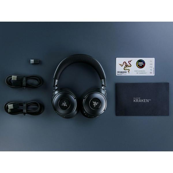 Razer Kraken V4 Chroma RGB �Ή� ���C�����X�Q�[�~���O�w�b�h�Z�b�g RZ04-05170100-R3M1 ���i�摜2