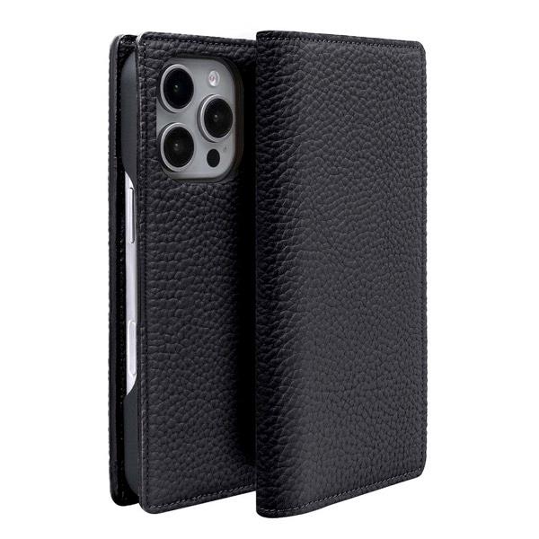 iPhone16 ケース スマホケース コードホルダー 付き シュリンクカーフ