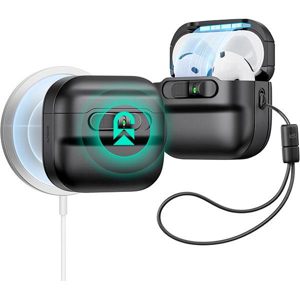 あかまるair pods4 ACN付き＋ESRケース ESR イーエスアール AirPods 4 Pulse マグネット式蓋ロック付き