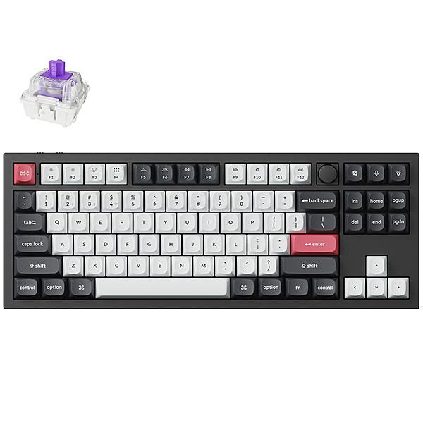 Keychron Q3 HE マグネットスイッチ搭載 QMK Mac英語配列 Nebula