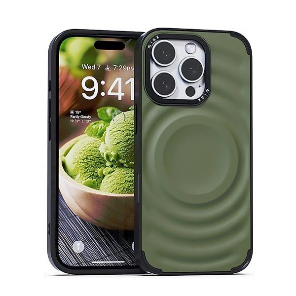 miak iPhone 16 Pro ケース SCOOP MagSafe対応 グリーンティー ミアック