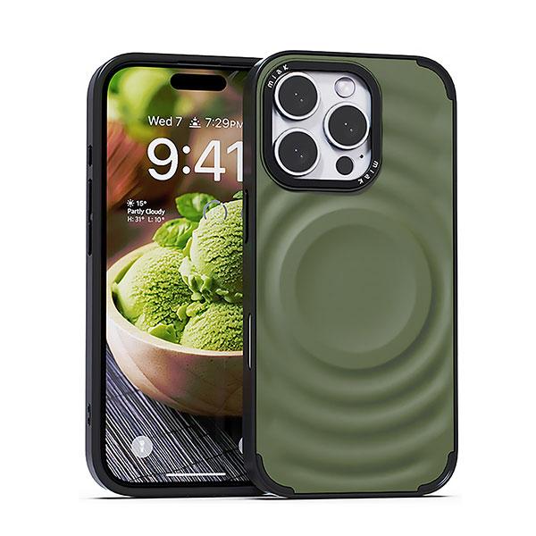 miak iPhone 16 Pro Max ケース SCOOP MagSafe対応 グリーンティー ミアック