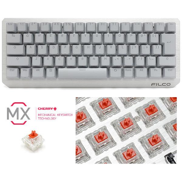 【使用少・最新モデル】FILCO Majestouch Luce60（静音赤軸） Amazon.co.jp: Majestouch LUCE60 日本語配列 CHERRY MX2A RGB赤