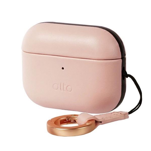 alto アルト AirPods Pro 3 Leather Case Portable カラビナ付き本革ケース Pink AT_A3PCSCLLC_PK