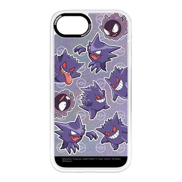 iPhone 17e / 16e ケース ゲンガー ポケモン ポケットモンスター Camera Frame ケース パープル