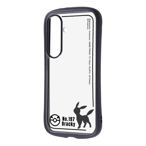 Galaxy S26 ケース ブラッキー ポケモン ポケットモンスター Puffull 衝撃吸収 バンパー ハイブリッドケース ブラッキー_シルエット Ray Out レイアウト