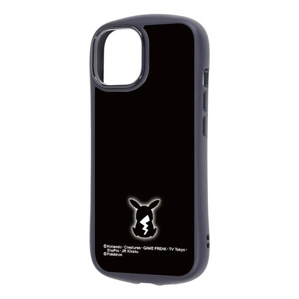 iPhone 15 / 14 / 13 ケース ピカチュウ ポケモン ポケットモンスター Puffull ハイブリッドケース ピカチュウ_シルエット2