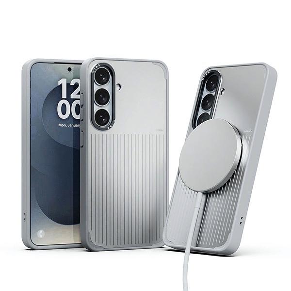 miak ミアック Galaxy S26 MOOD Qi2対応マグネットケース シルバー MA28442S26
